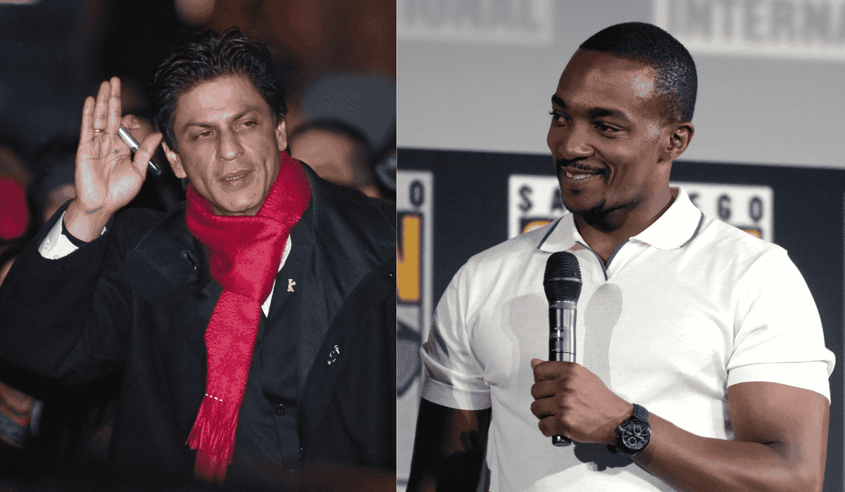 Anthony Mackie and Shah Rukh Khan