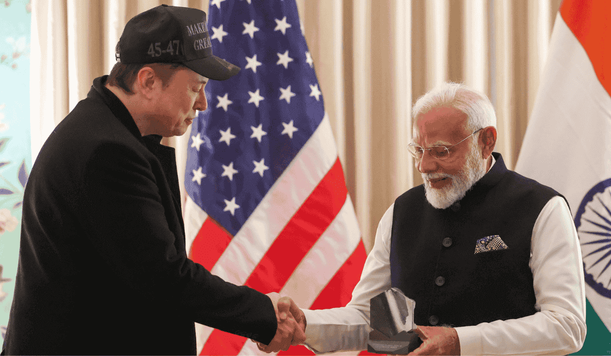 Elon Musk & Narendra Modi