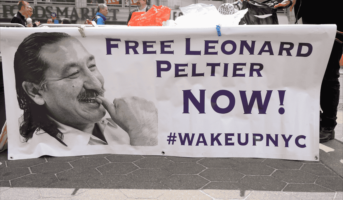 Native American activist Leonard Peltier