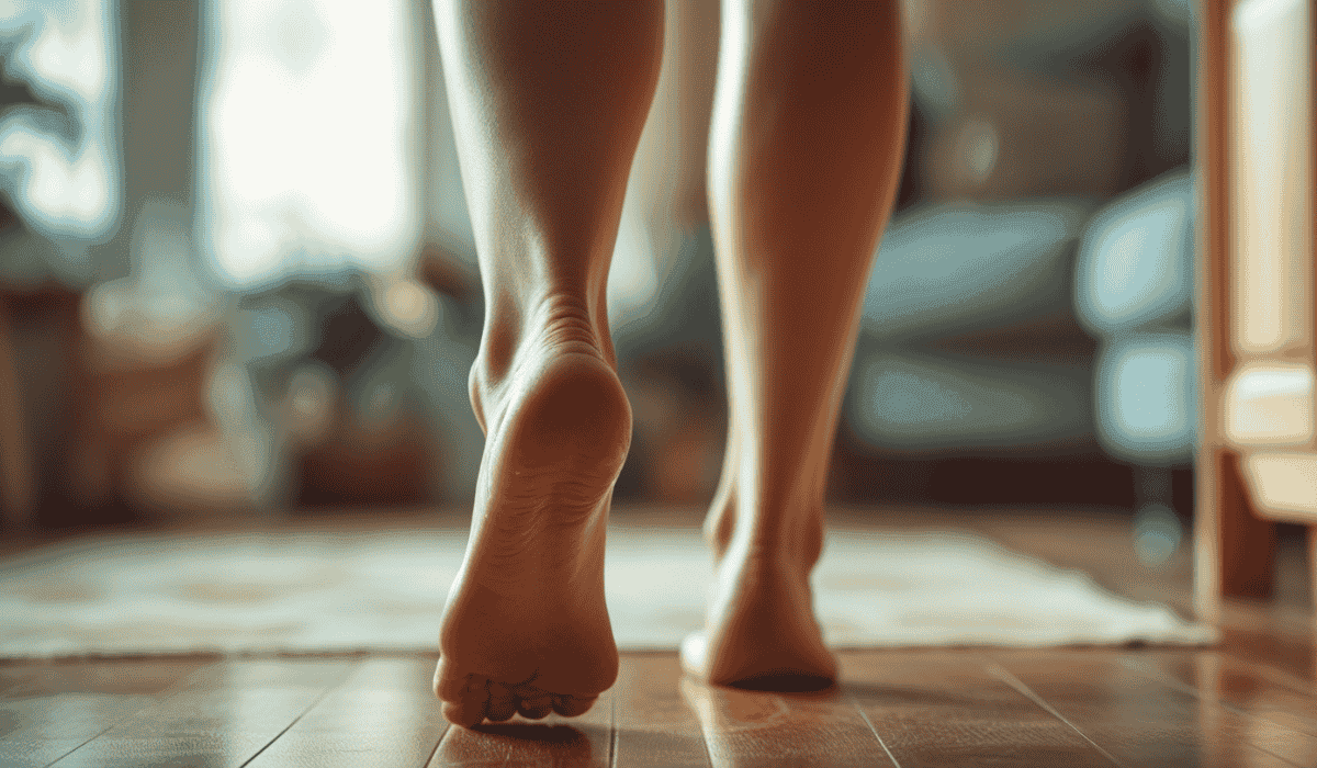 barefoot walking
